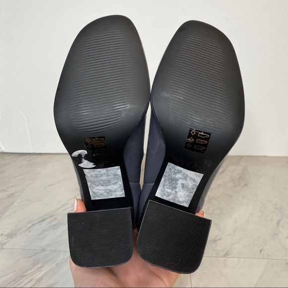 New! Topshop Brody Patent Faux Leather Gray Stretch Bootie 38 - Picture 10 of 15